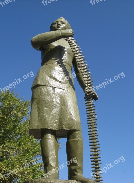 Statue Army Kazakhstan Uralsk Ammunition