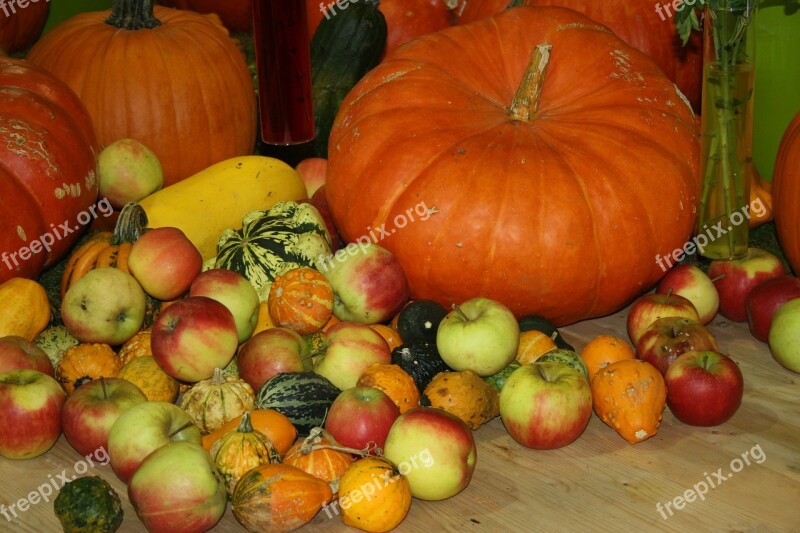 Thanksgiving Pumpkin Apple Autumn Decoration