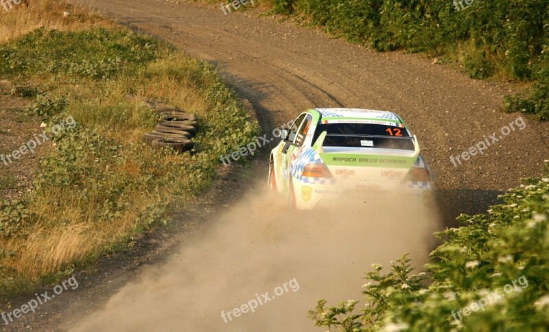 Rally Rallycross Mitsubishi Speed Race