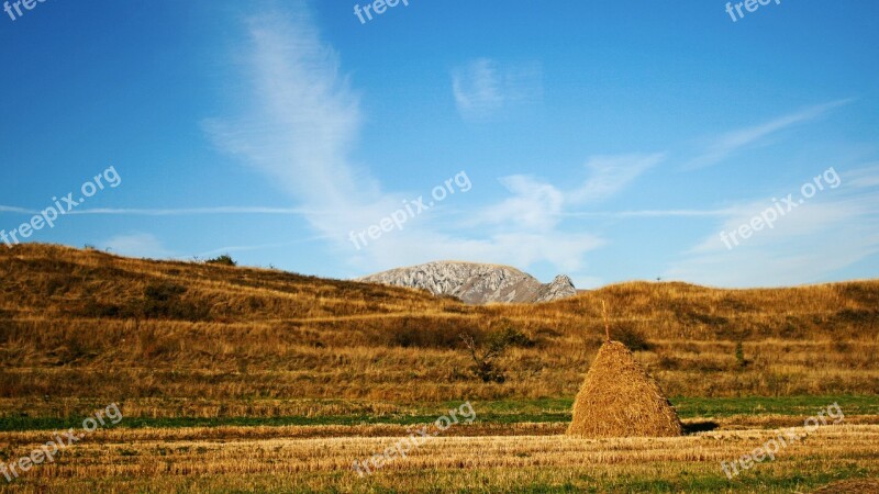 Haystack Autumn Mountain October Fall