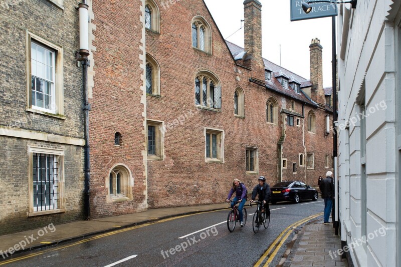 Cambridge Cambridgeshire Uk Street Scene Architecture