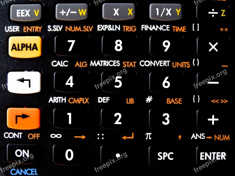 Calculator Keys Pay Input Keys Input