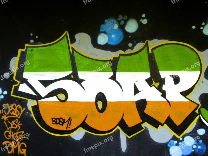 Graffiti Color Colorful Decorative Spray