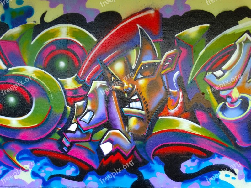 Graffiti Color Colorful Decorative Spray