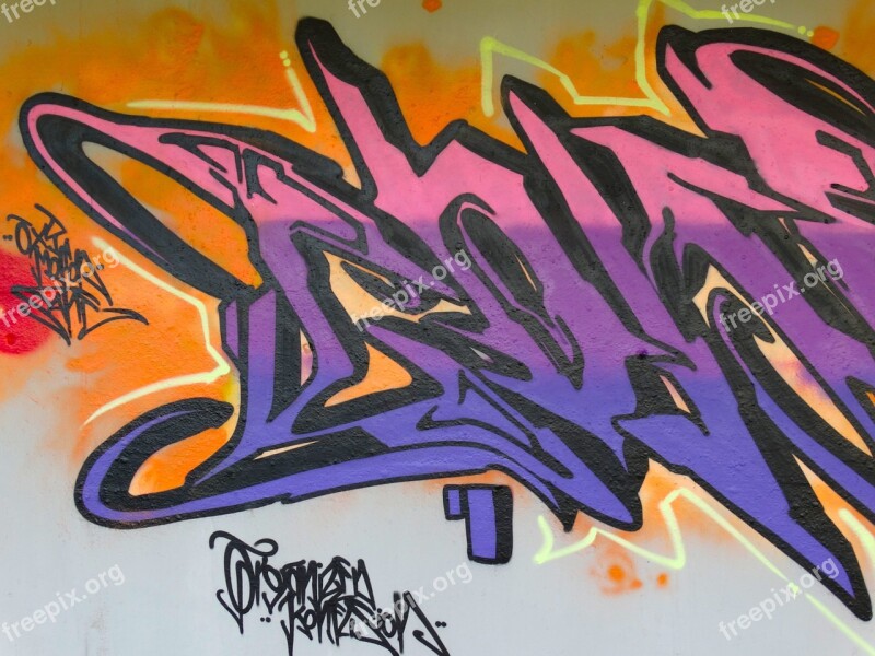 Graffiti Color Colorful Decorative Spray