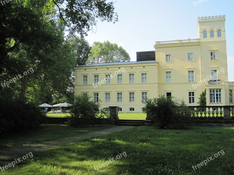 Schloß Steinhöfel Castle Park Nature Landscape