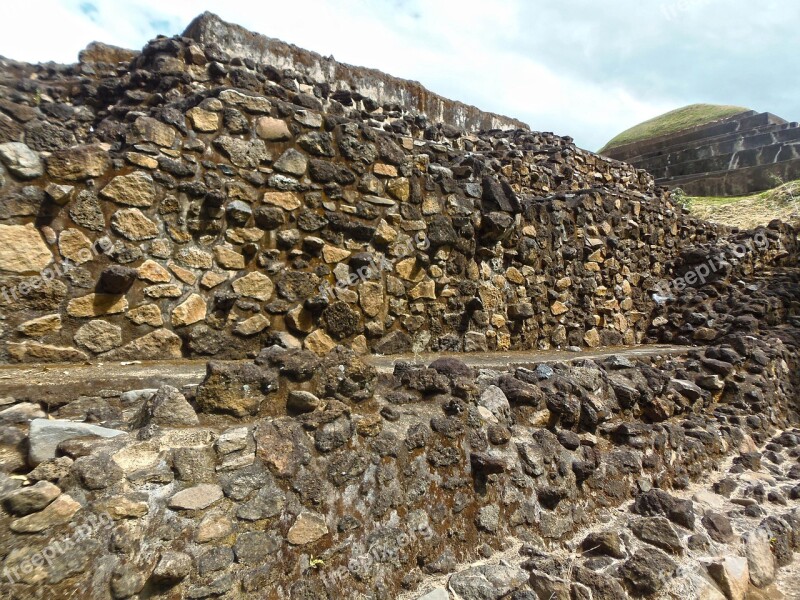 El Salvador Tazumal Culture Pyramid Structures