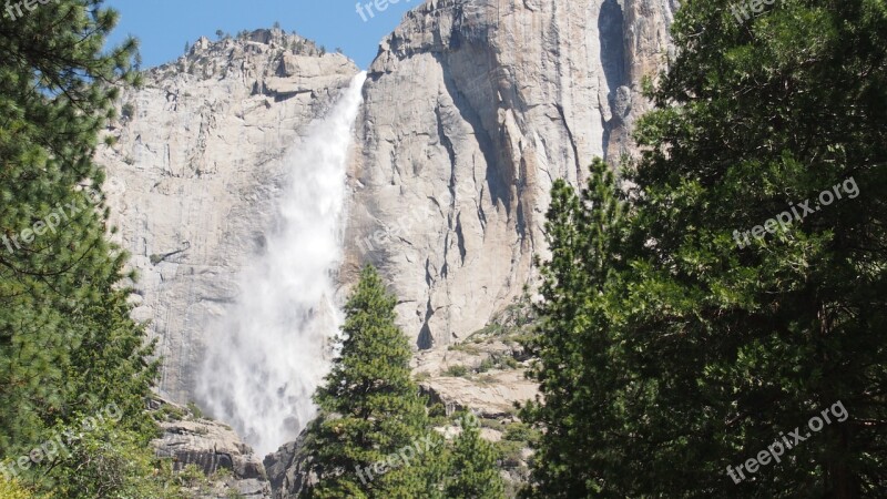 Yosemite Water Falls California Free Photos