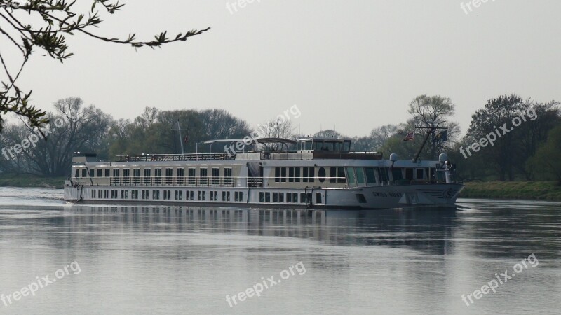 Ferry River Sky Free Photos