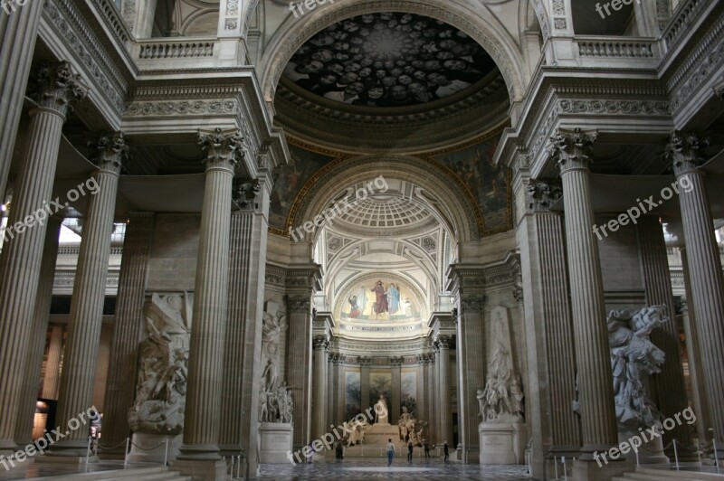 Pantheon Paris Columns Pantheon Free Photos