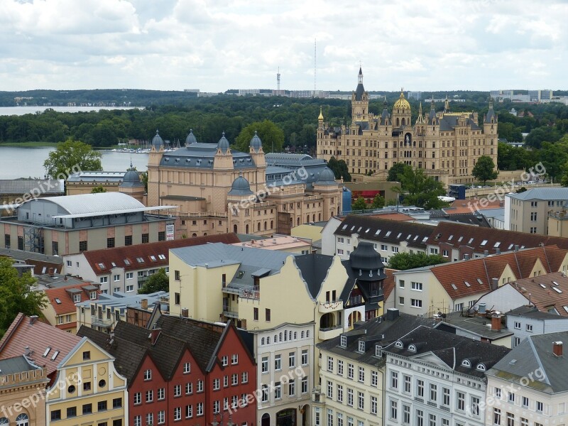 Schwerin Mecklenburg Mecklenburg Western Pomerania Castle State Capital