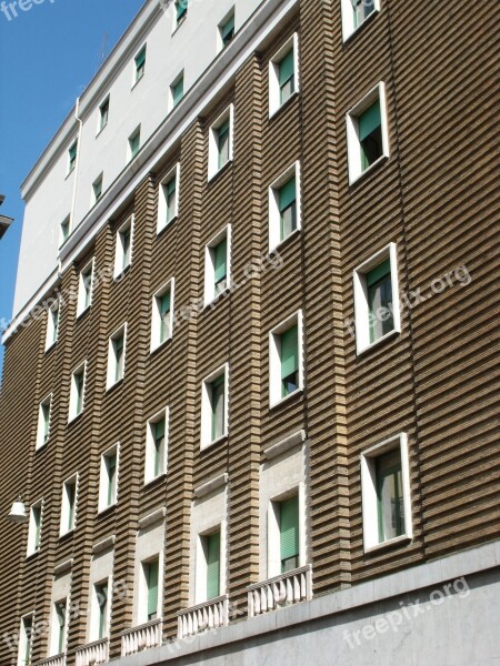 Building Via Raffaele Viviani Naples Windows Free Photos