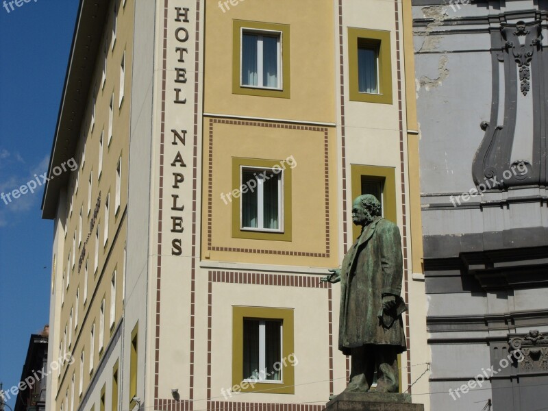 Ruggero Bonghi Statue Naples Straight Corso Umberto