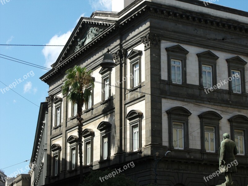 Ruggero Bonghi Statue Naples University Federico Ii Straight