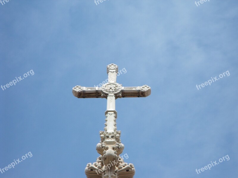 Cross Duomo Di Napoli Facade Free Photos