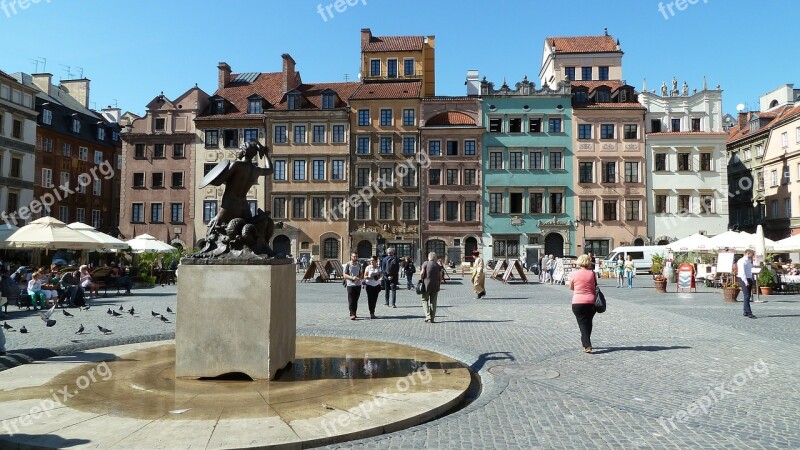 Warsaw Historic Center Marketplace City Russia