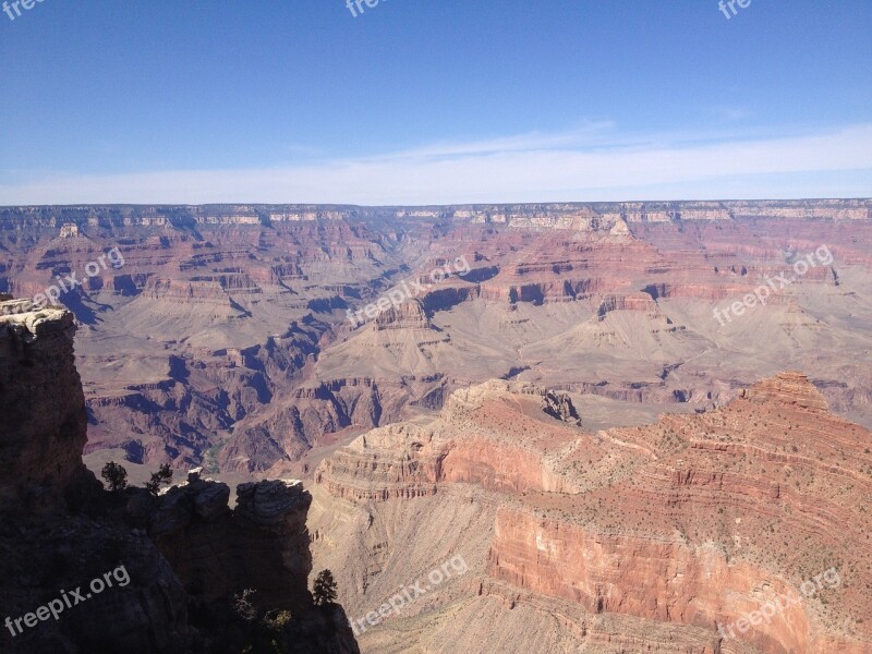 Grand Canyon Canyon Usa Landscape America