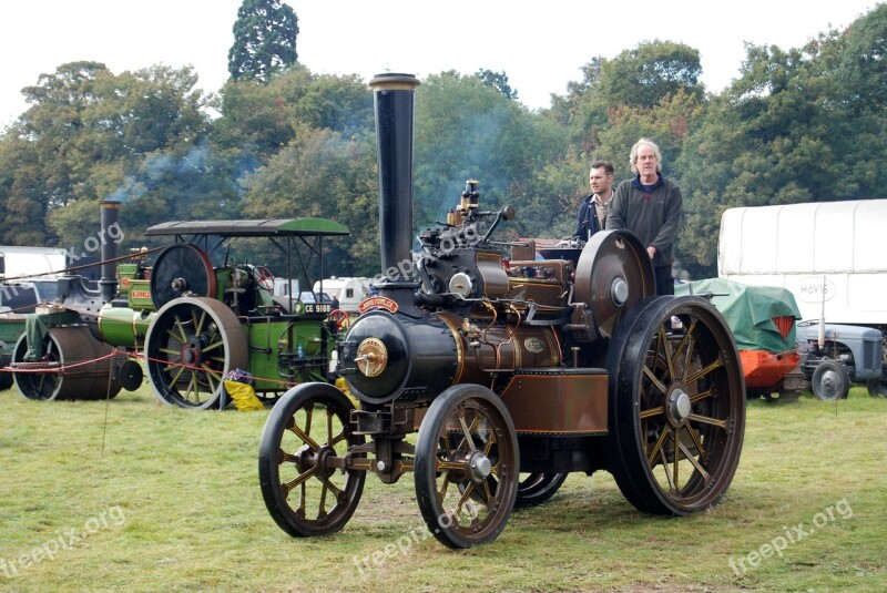 Steam Engine Traction Steam Engine Vintage