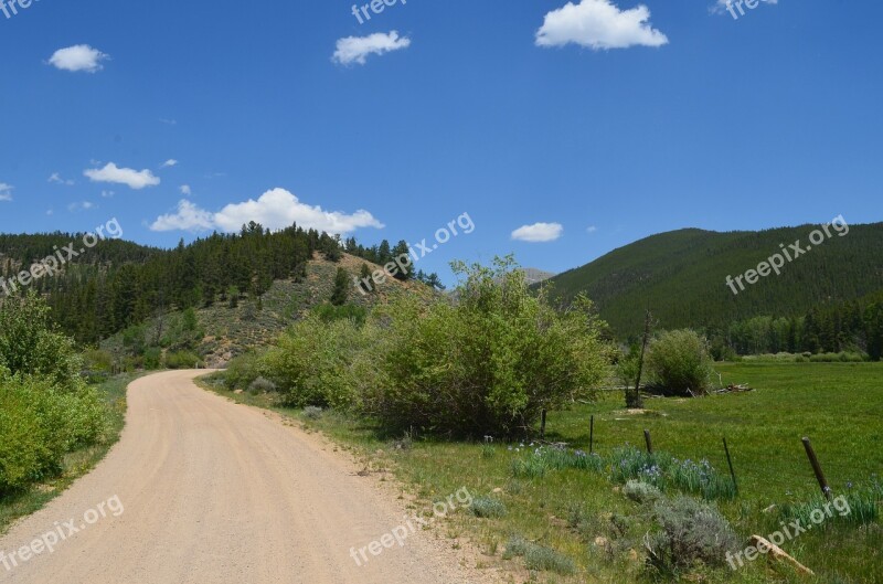 Gravel Road Path Summer Direction Road