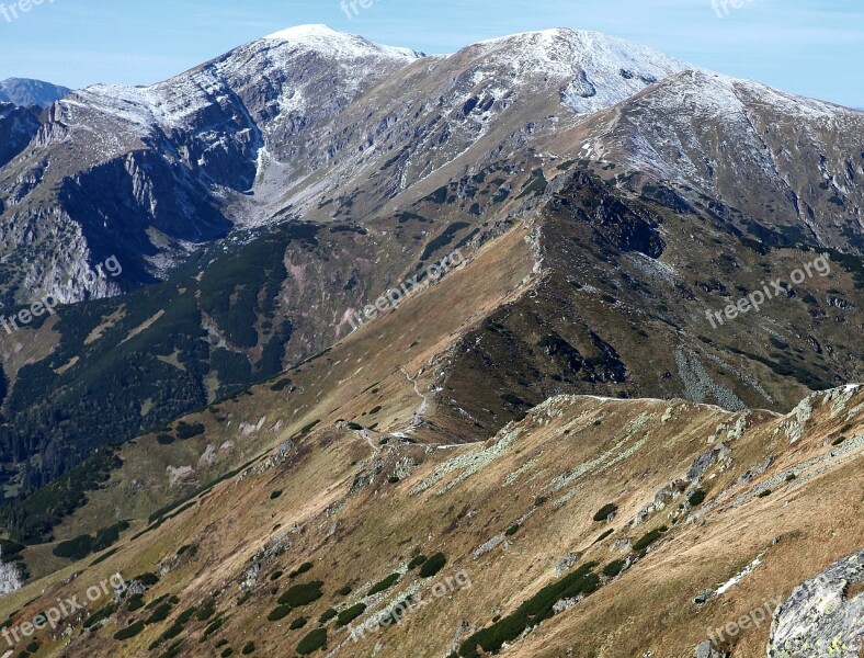 A View Of The Mountains Mountains Tatry Polish Tatras Nature