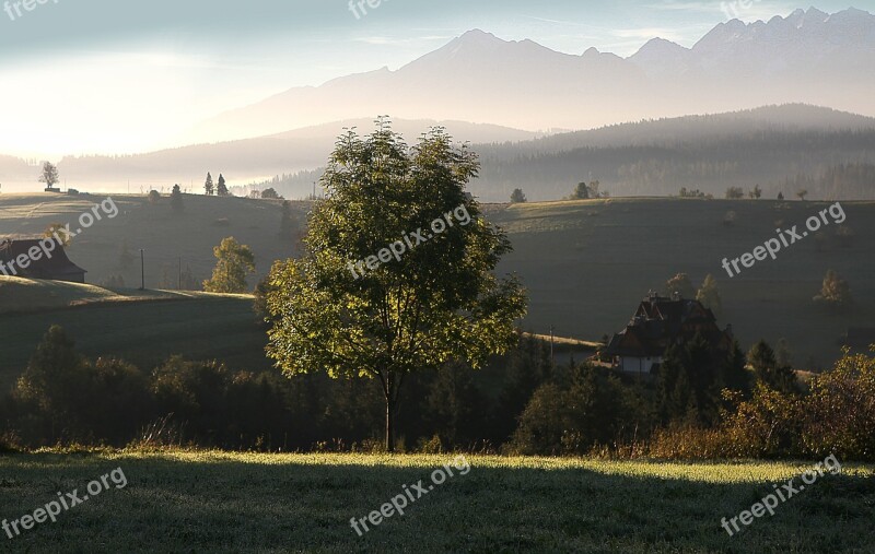 Tatry Sunrise Dawn Polish Tatras Morning