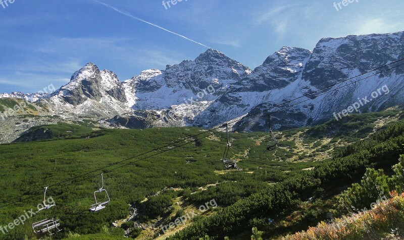 Tatry Polish Tatras The National Park Mountains Ridge