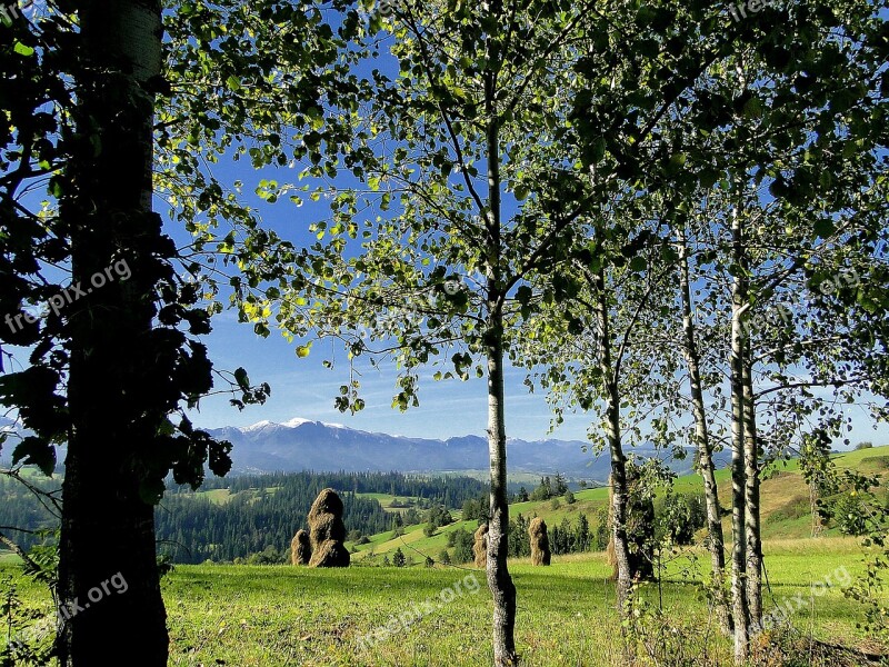 Landscape View Nature Podhale Mountains