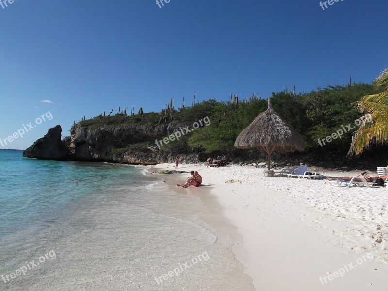 Caribbean Stand Sand Tropics Sea