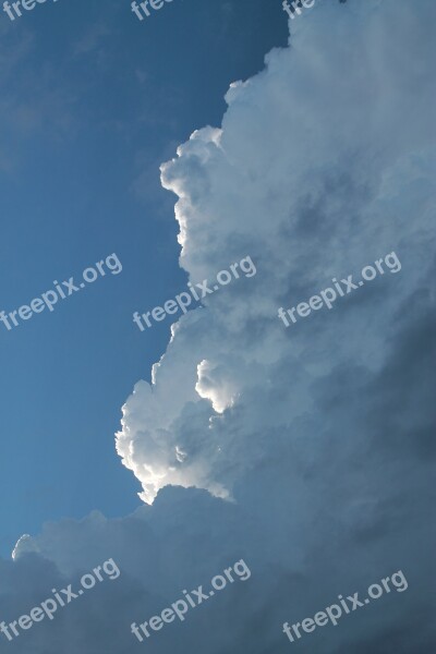 Cumulonimbus Clouds Thundercloud Cumulus Sky