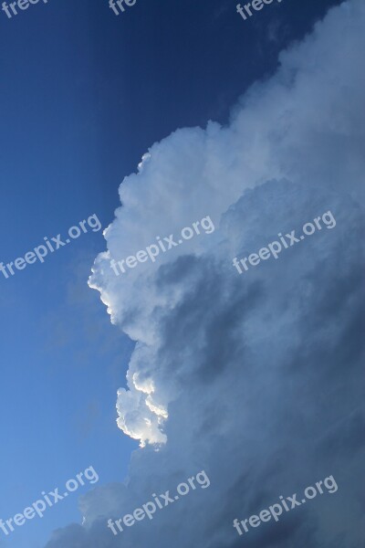 Cumulonimbus Clouds Thundercloud Cumulus Sky