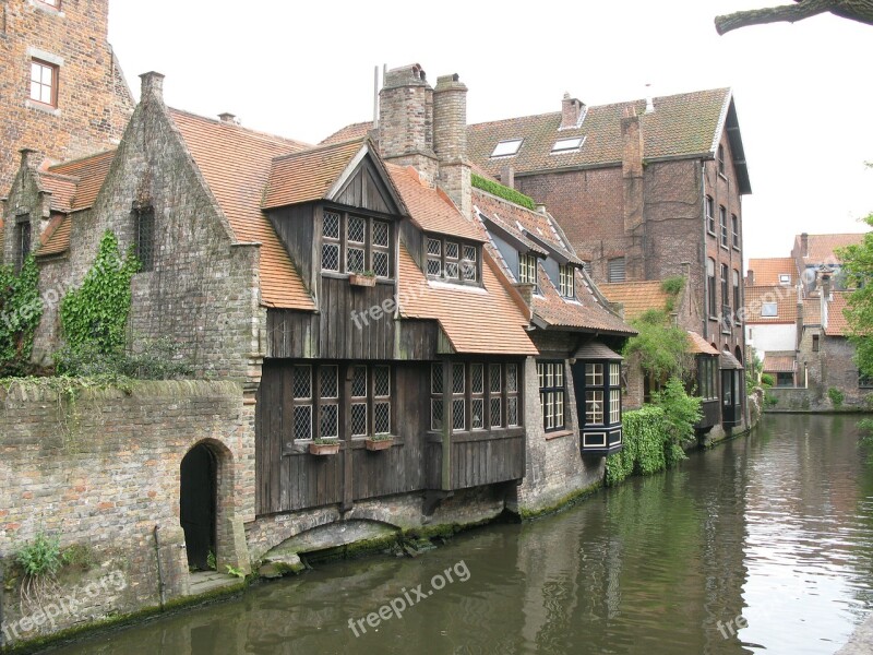 Brugge Belgium Canal Free Photos