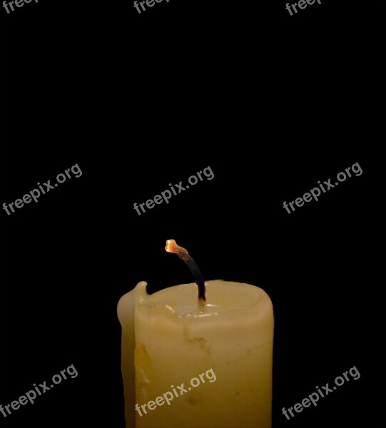 Fire Light Wax Candle Wax Free Photos