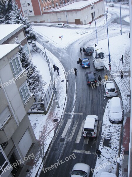 Snow Jam Of Traffic Nevado Free Photos