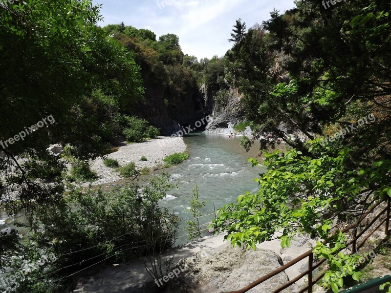 Gorges Alcantara Catania Free Photos