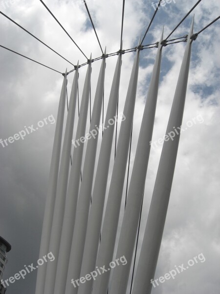 Bridge Architecture Landmark Sky Cityscape