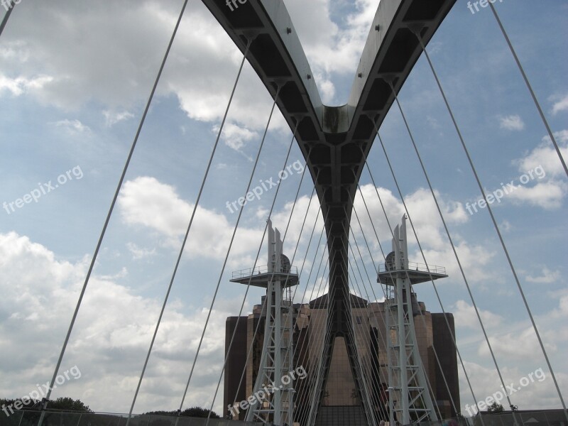 Bridge Sky Architecture Landmark Urban