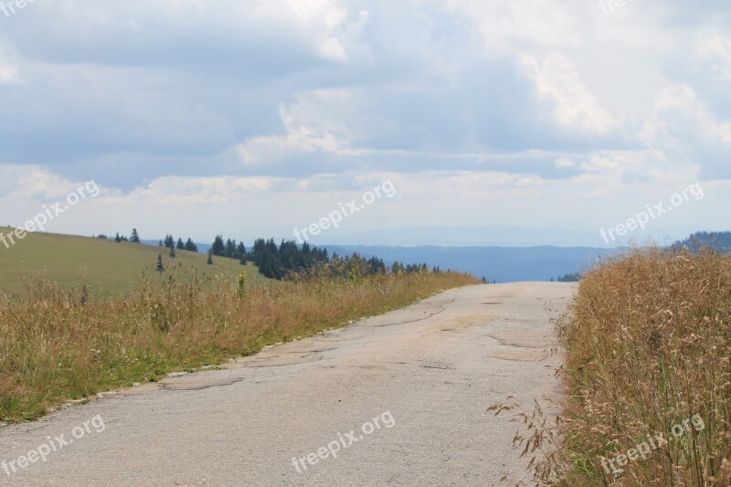 Away Feldberg Black Forest Hike Sky