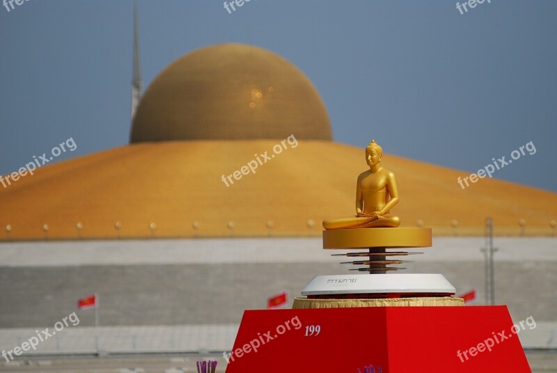 Phra Dhammakaya Buddha Buddhism Gold Wat