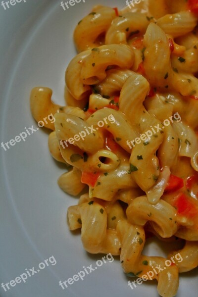 Noodle Pasta Lunch Vegetables Paprika