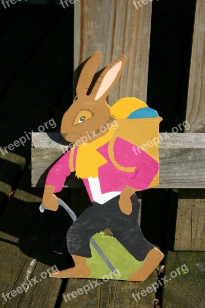 Easter Bunny Hare Easter Figure Decoration