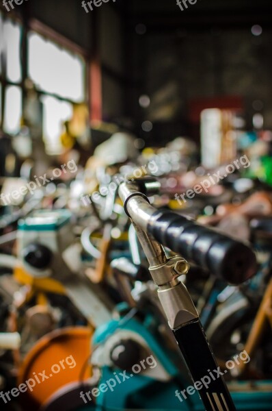 Bicycle Handlebar Bokeh Bike Cycle