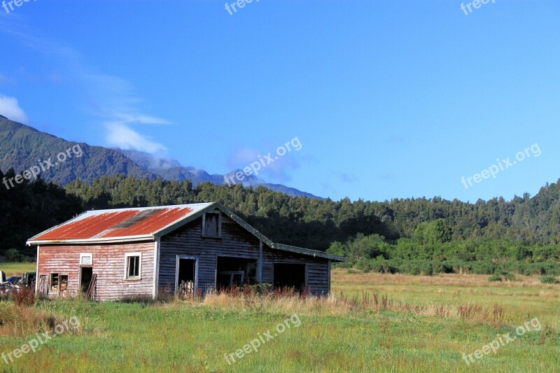 Old Barn Scenery Rural Countryside Agriculture