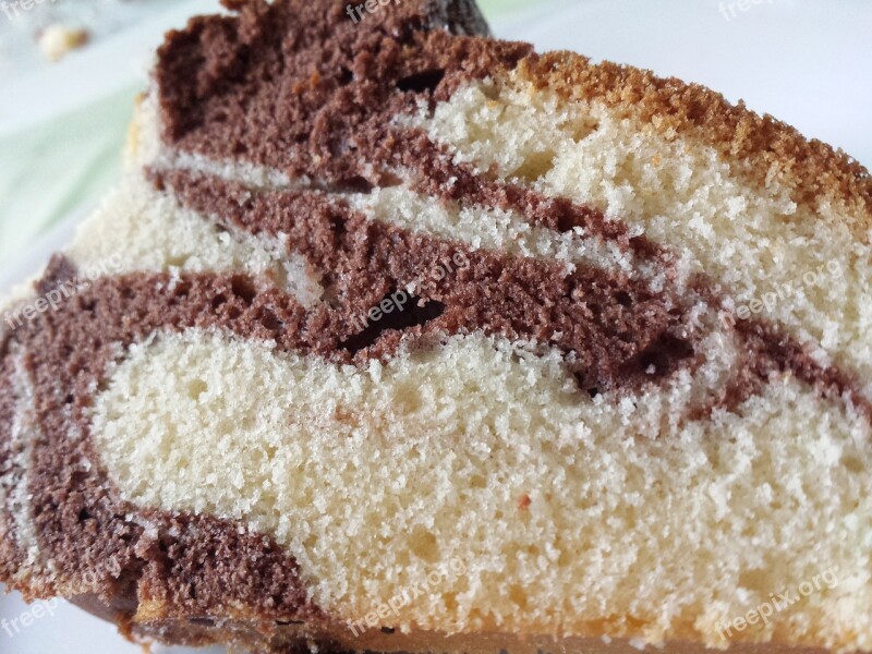 Marble Cake Cake Sunday Coffee Sweet Flour