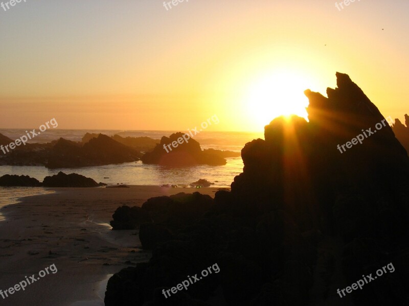 Sunset Sea Abendstimmung Evening Sky Beach