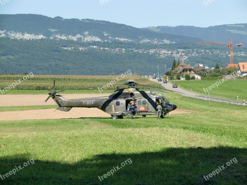 Helicopter Army Landing Free Photos