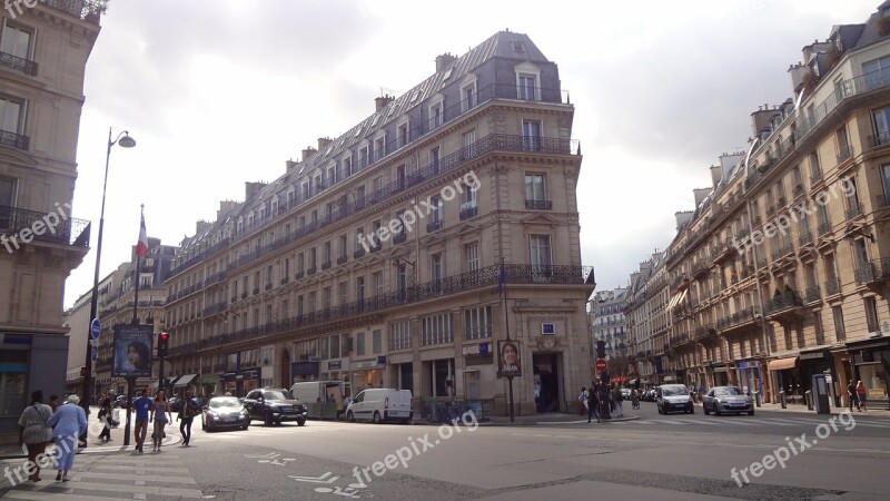 Paris Bulevar Architecture Urbanism Paris Street