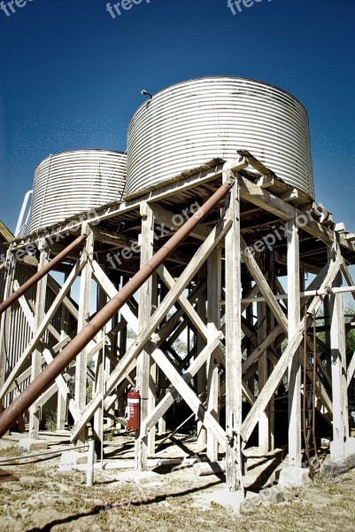 Water Tank Platform Construction Tower Water