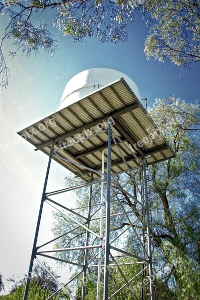 Water Tank Rural Tower Structure Country