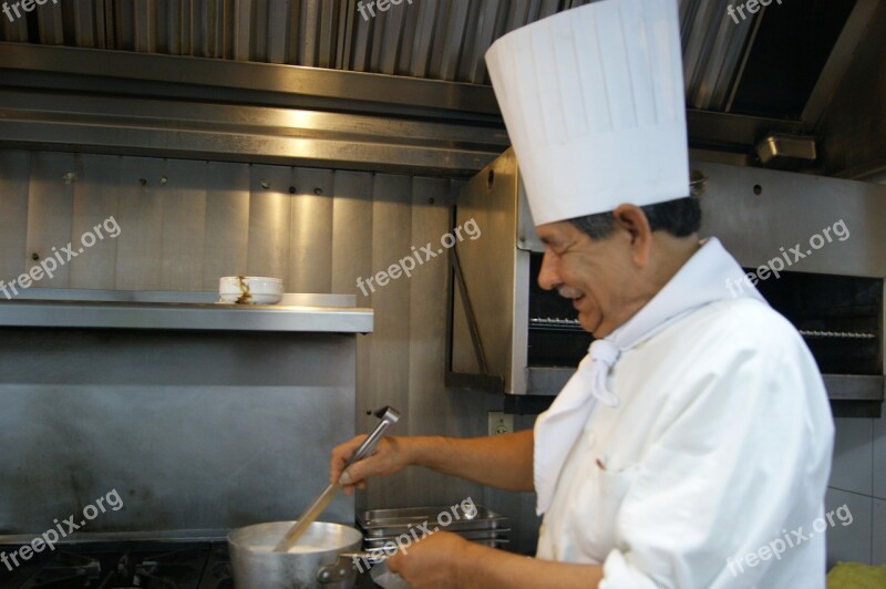 Chef Cooking Restaurant Kitchen Free Photos