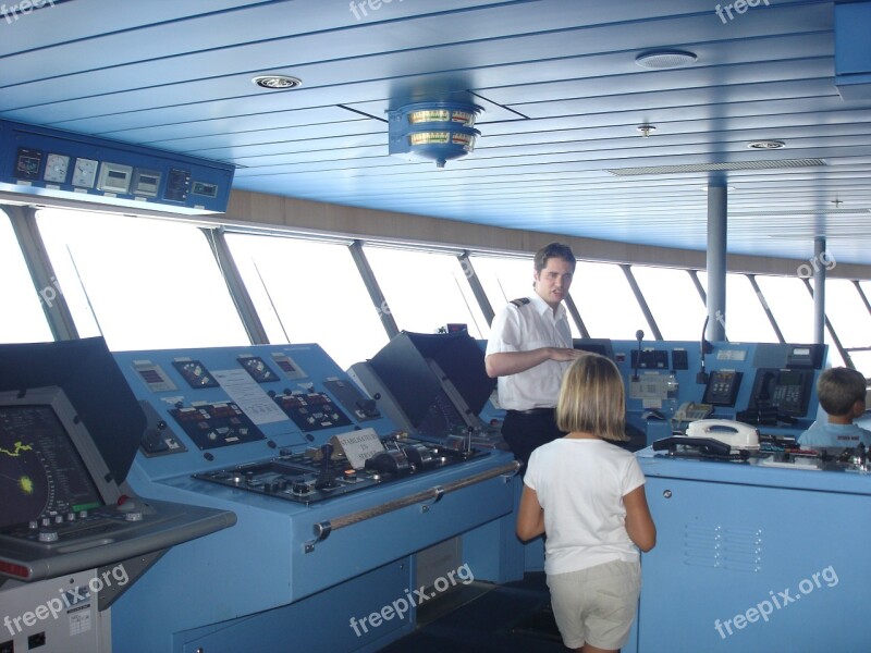 Cockpit Captain Ferry Boat Free Photos